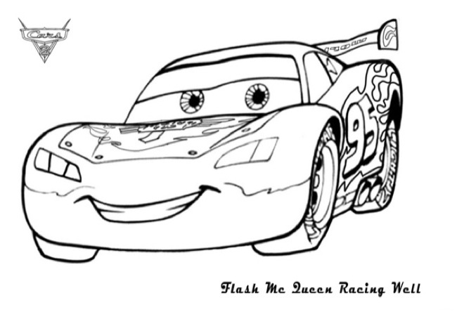 Cars Lightning Mcqueen Coloring Pages
