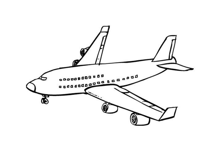 printable coloring pages airplane - photo #24