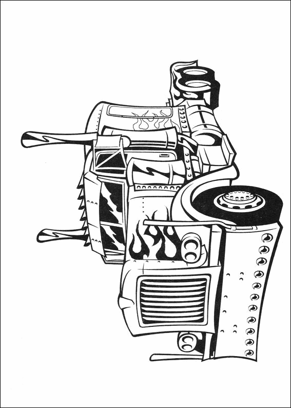 mack truck coloring pages - photo #44