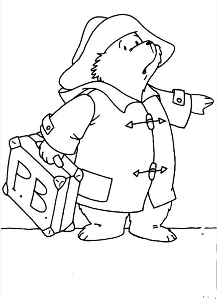 paddington bear coloring pages - photo #14