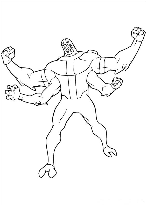 ben-10-fourarms-printable-coloring-pages