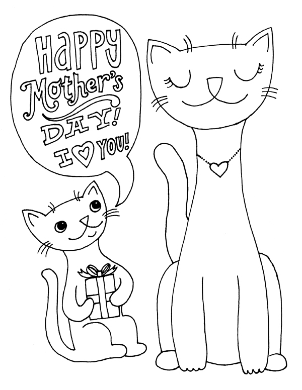 happy-mothers-day-i-love-you-mom-cat-and-kitty-printable-coloring-sheet