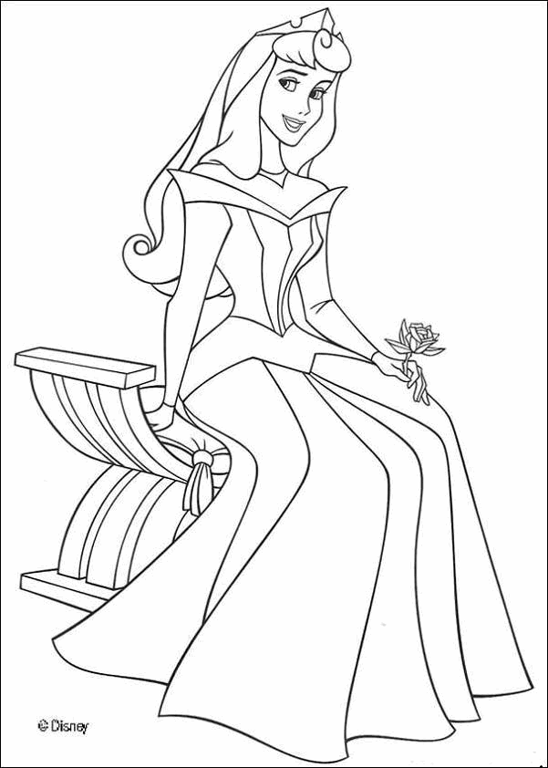 disney-princess-aurora-with-a-rose-coloring-page