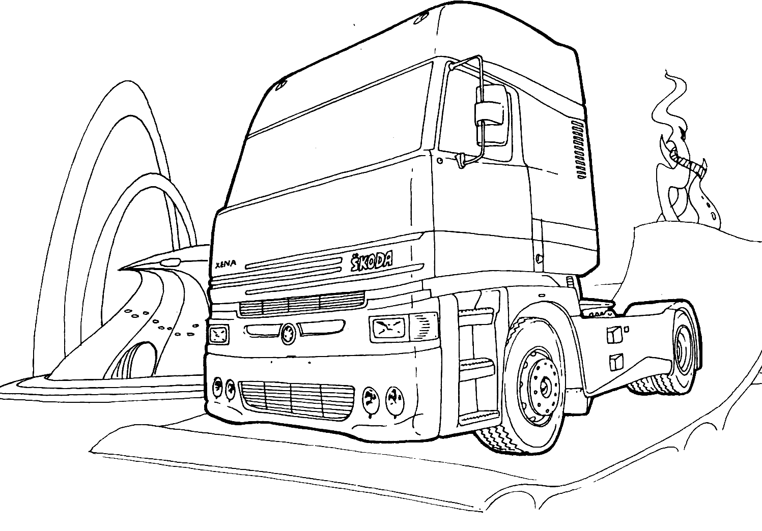 skoda-diesel-truck-printable-coloring-page