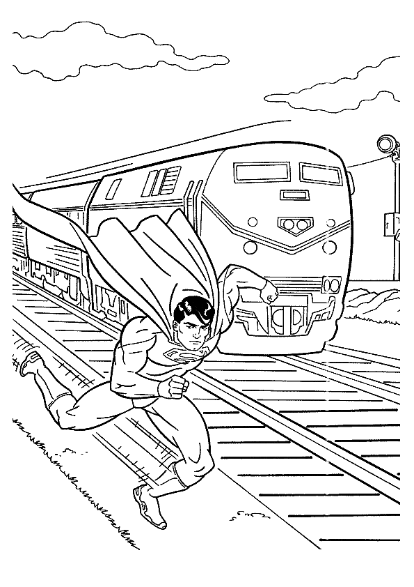 superman-running-faster-than-a-train-printable-coloring-page
