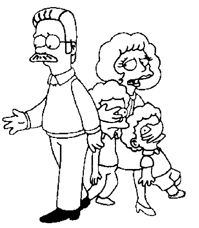 the-simpsons-ned-maude-rod-todd-flanders-coloring-page-printable-for-kids