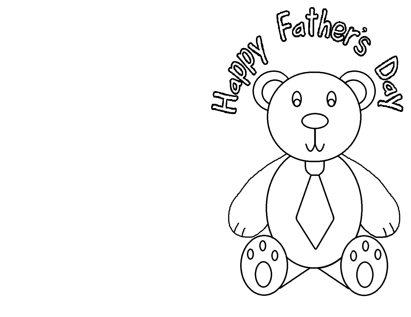 happy-fathers-day-teddy-bear-cut-out-card-coloring-page-for kids-printable
