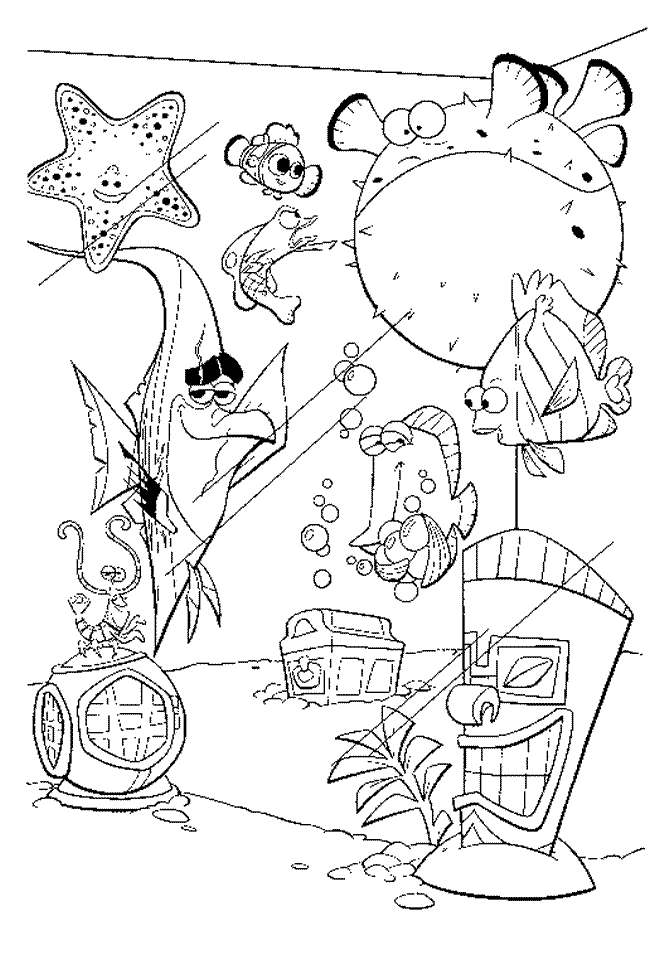 finding-nemo-and-friends-from-aquarium-coloring-pages-for-kids-printable