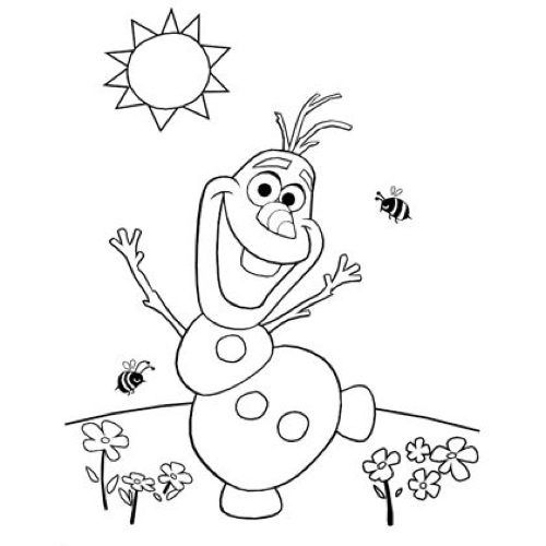 disney-frozen-snowman-olaf-colouring-page