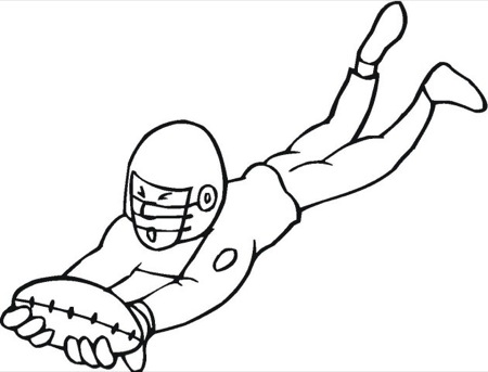 football-wide-receiver-coloring-page