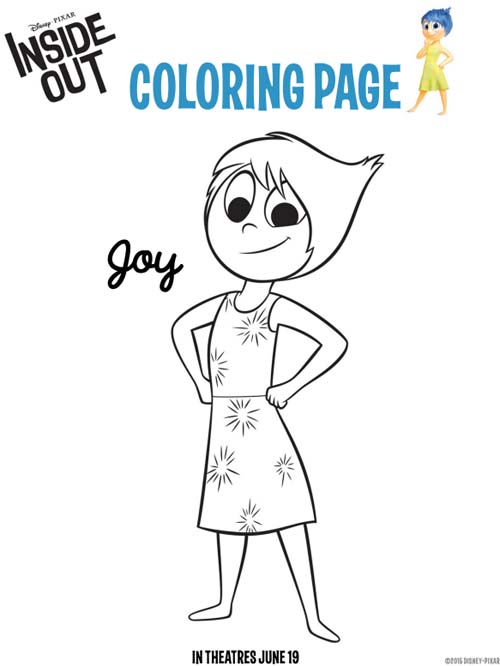 joy from inside out coloring page